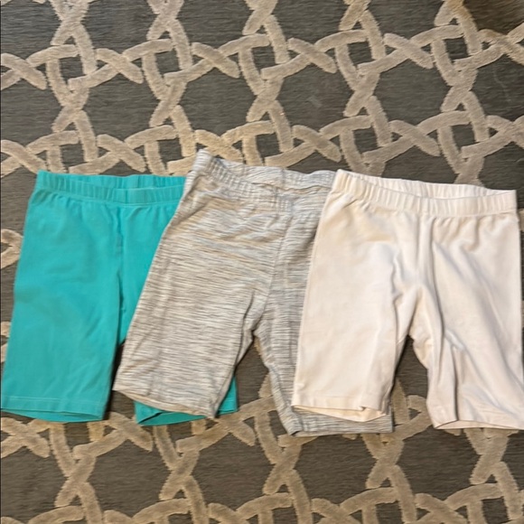 Cat & Jack Kids Shorts Trio - Teal, Gray, White - Picture 1 of 7
